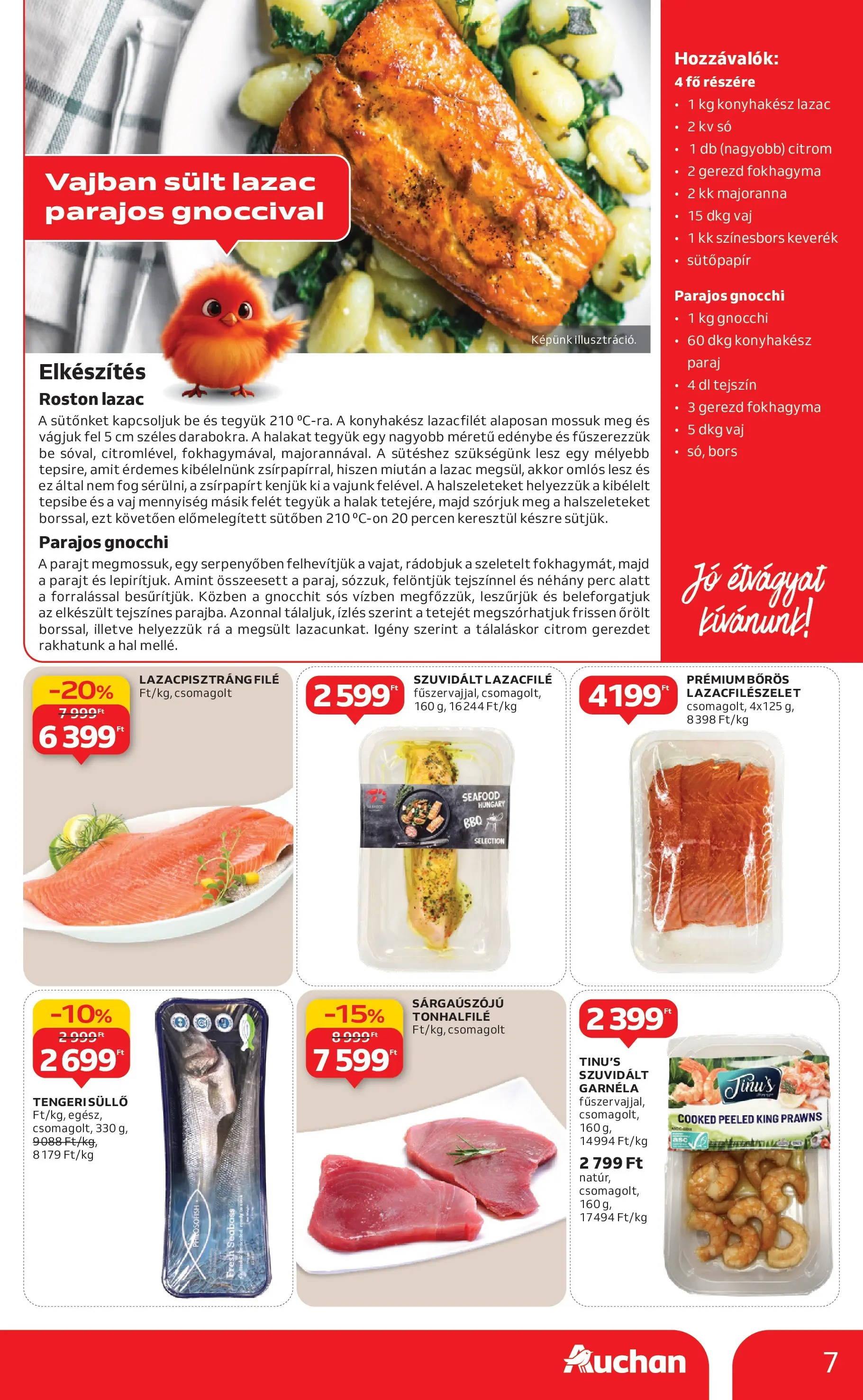 Akciós újság új Auchan - 2025.12.03. -tól/töl ⏳ | Oldal: 7 | Termékek: Fokhagyma, Hal, Gnocchi, Tejszín Auchan - Auchan újság érvényessége 12.10.-ig - 2025.12.03. -tól/töl > akció, lapozható szórólap 🛍️ | Oldal: 7 | Termékek: Fokhagyma, Hal, Gnocchi, Tejszín