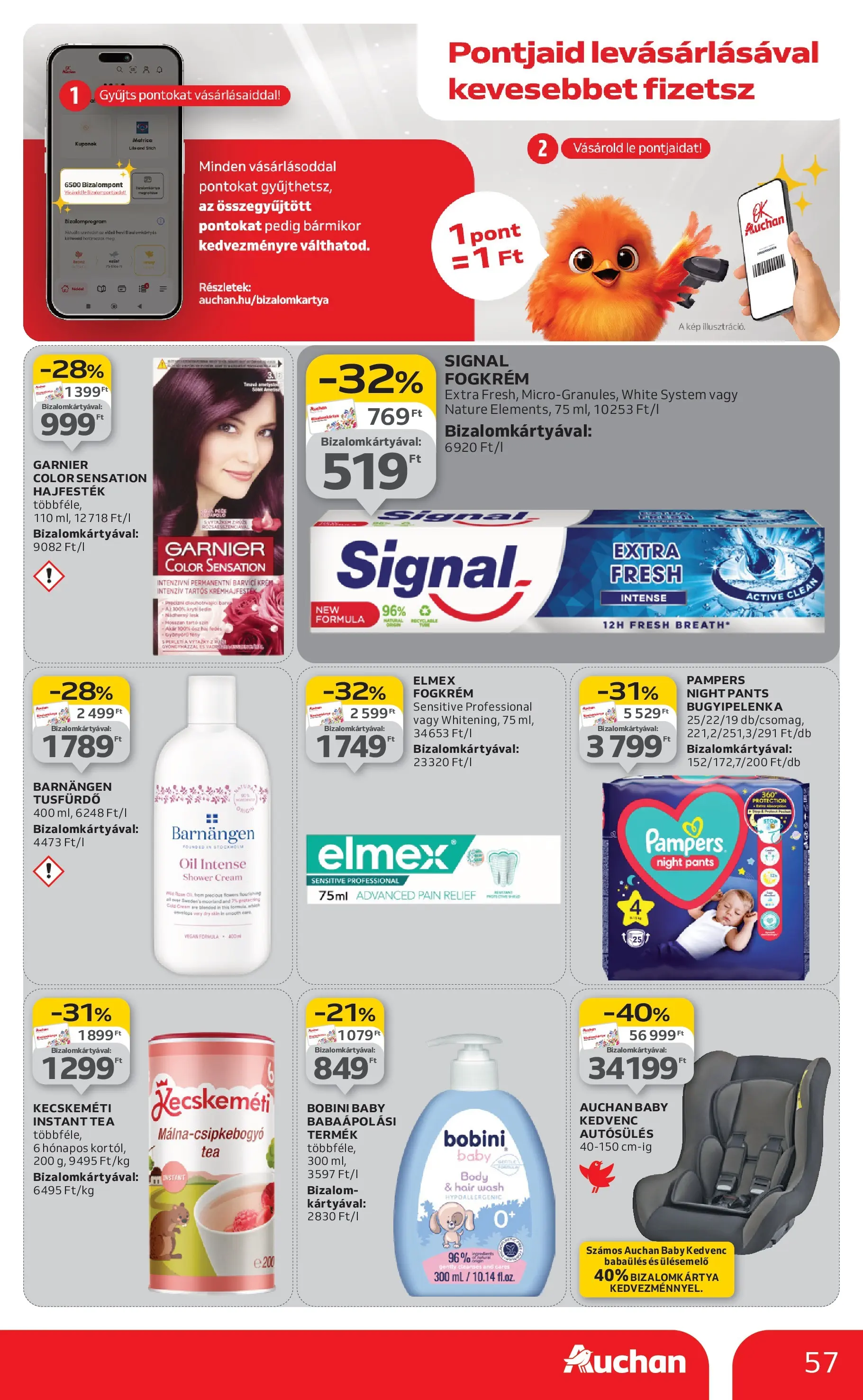 Akciós újság új Auchan - 2025.12.03. -tól/töl ⏳ | Oldal: 57 | Termékek: Pampers, Body, Tea, Tusfürdő Auchan - Auchan újság érvényessége 12.10.-ig - 2025.12.03. -tól/töl > akció, lapozható szórólap 🛍️ | Oldal: 57 | Termékek: Pampers, Body, Tea, Tusfürdő