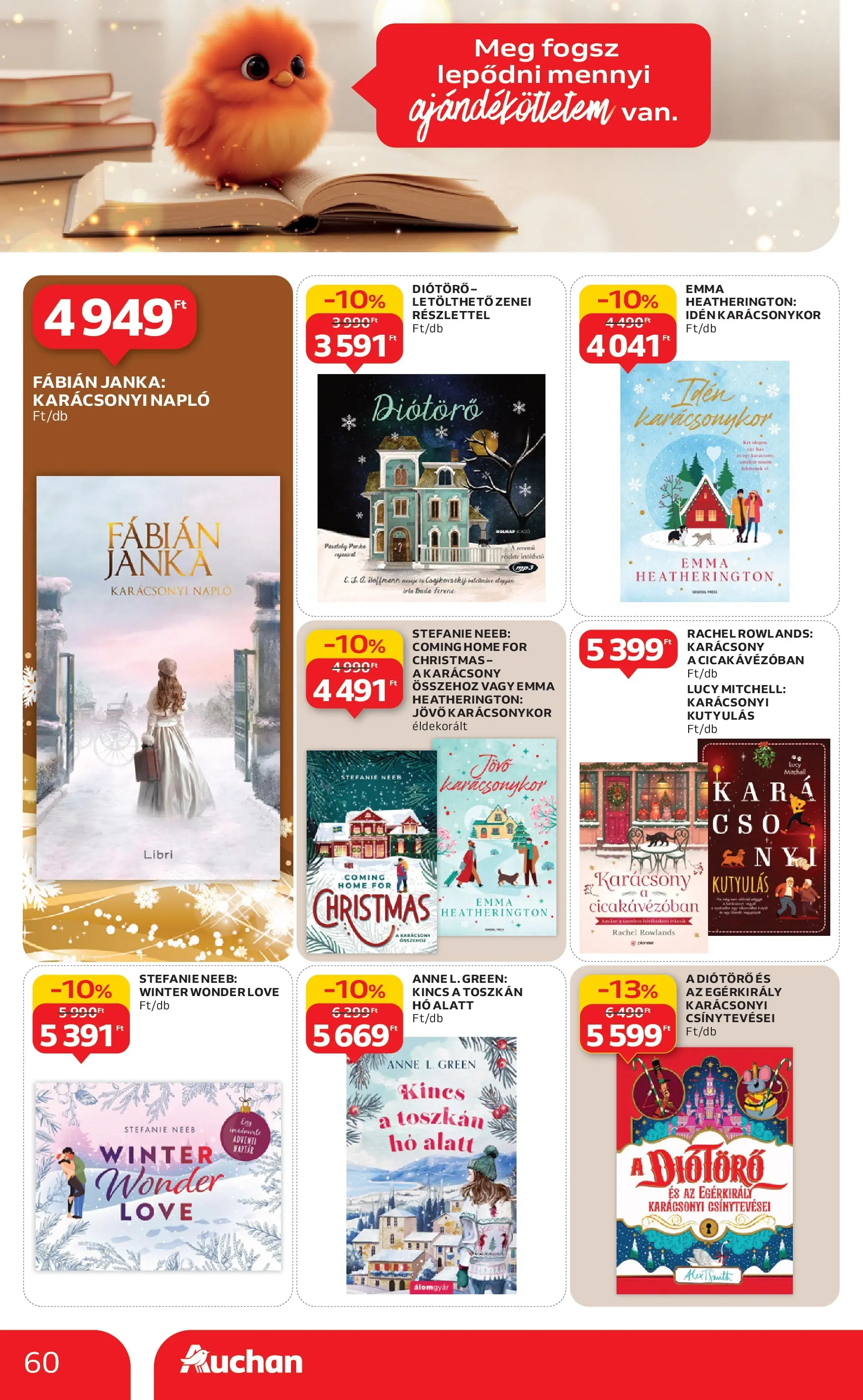 Akciós újság új Auchan - 2025.12.03. -tól/töl ⏳ | Oldal: 60 Auchan - Auchan újság érvényessége 12.10.-ig - 2025.12.03. -tól/töl > akció, lapozható szórólap 🛍️ | Oldal: 60