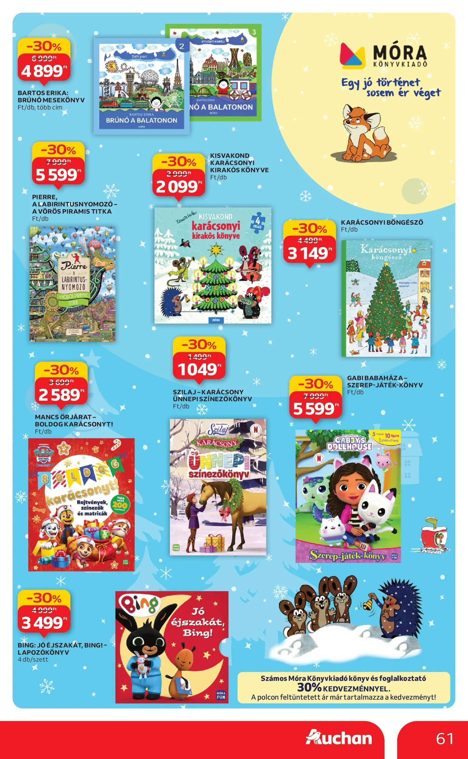 Akciós újság új Auchan - 2025.12.03. -tól/töl ⏳ | Oldal: 61 Auchan - Auchan újság érvényessége 12.10.-ig - 2025.12.03. -tól/töl > akció, lapozható szórólap 🛍️ | Oldal: 61