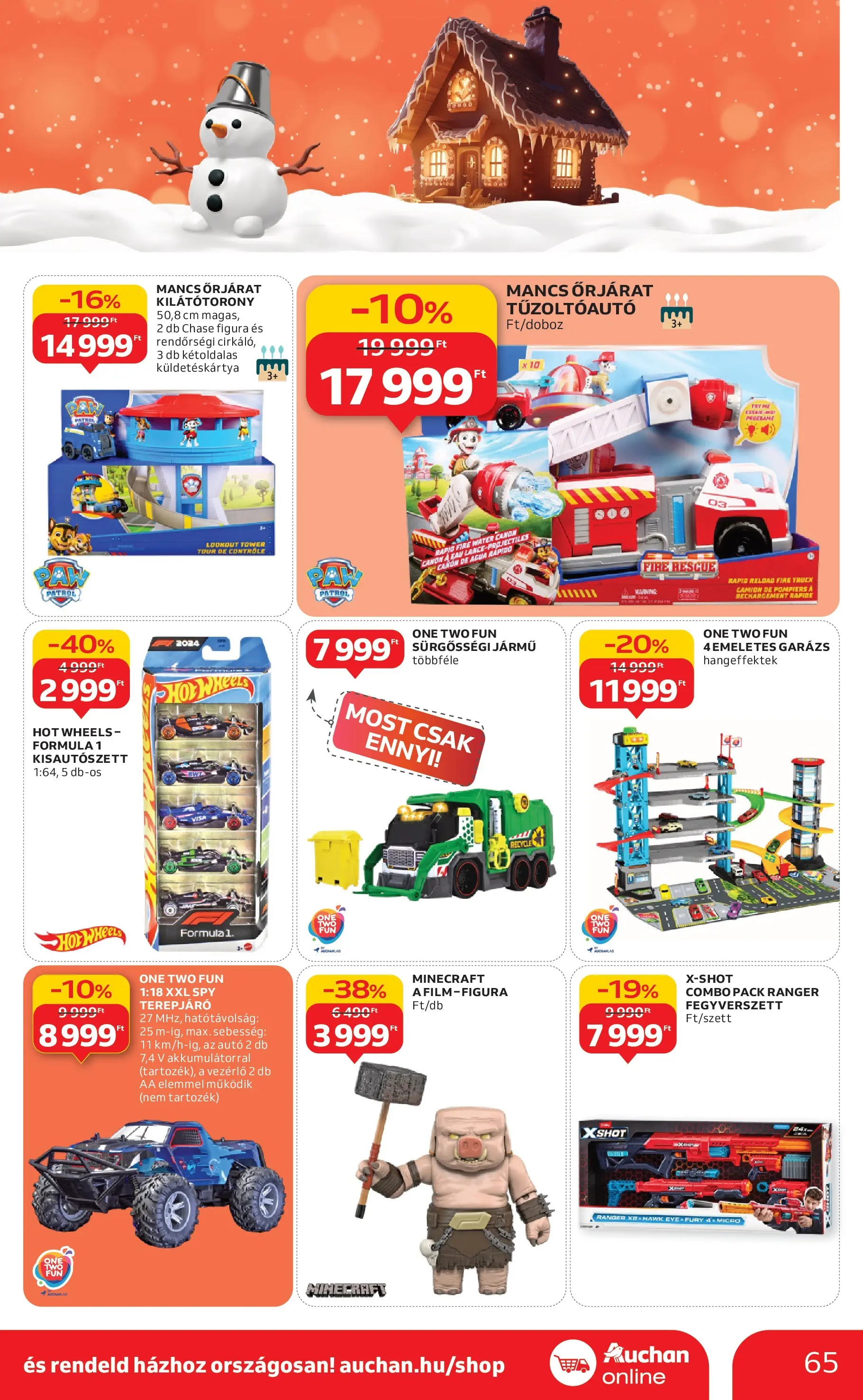 Akciós újság új Auchan - 2025.12.03. -tól/töl ⏳ | Oldal: 65 Auchan - Auchan újság érvényessége 12.10.-ig - 2025.12.03. -tól/töl > akció, lapozható szórólap 🛍️ | Oldal: 65