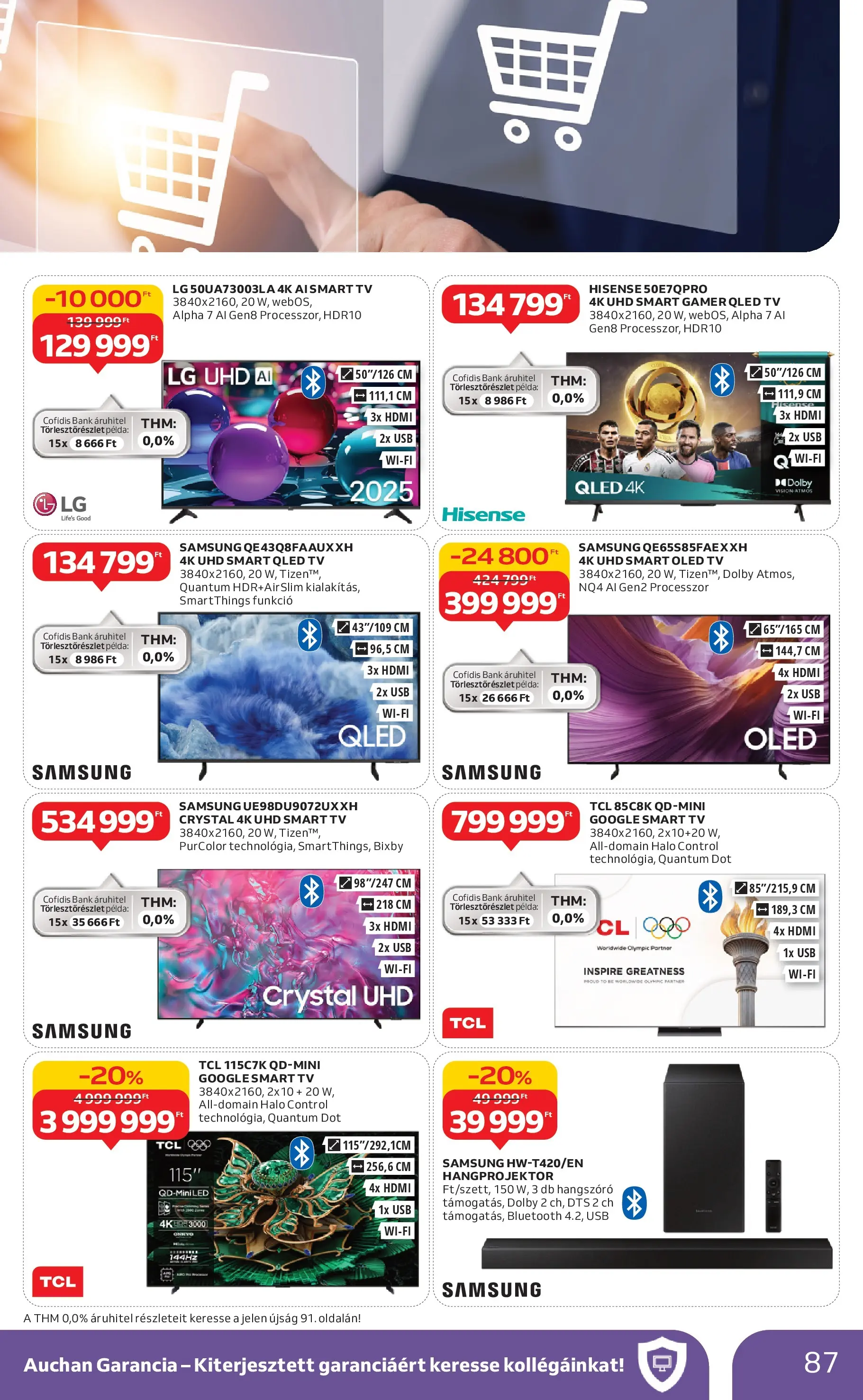 Akciós újság új Auchan - 2025.12.03. -tól/töl ⏳ | Oldal: 87 | Termékek: Hangszóró, USB, TV, Smart tv Auchan - Auchan újság érvényessége 12.10.-ig - 2025.12.03. -tól/töl > akció, lapozható szórólap 🛍️ | Oldal: 87 | Termékek: Hangszóró, USB, TV, Smart tv