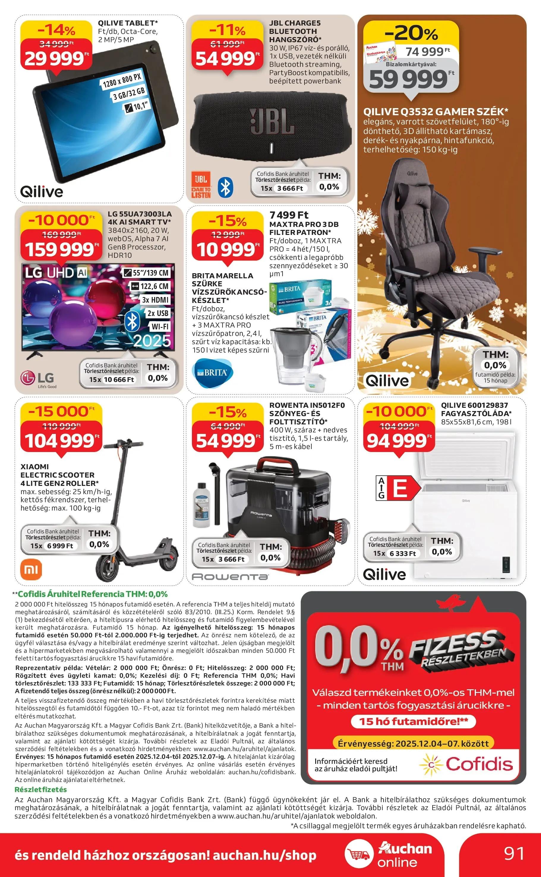 Akciós újság új Auchan - 2025.12.03. -tól/töl ⏳ | Oldal: 91 | Termékek: Powerbank, Kábel, USB, Szőnyeg Auchan - Auchan újság érvényessége 12.10.-ig - 2025.12.03. -tól/töl > akció, lapozható szórólap 🛍️ | Oldal: 91 | Termékek: Powerbank, Kábel, USB, Szőnyeg