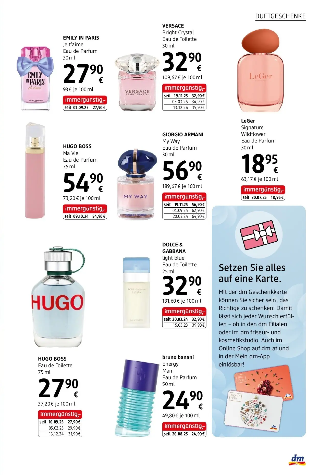 dm drogerie markt - dm: Journal Dezember 2025 von 10.12.2025 - Aktuelle Angebote | Seite: 9 | Produkte: Toilette, Parfüm, Eau de Toilette