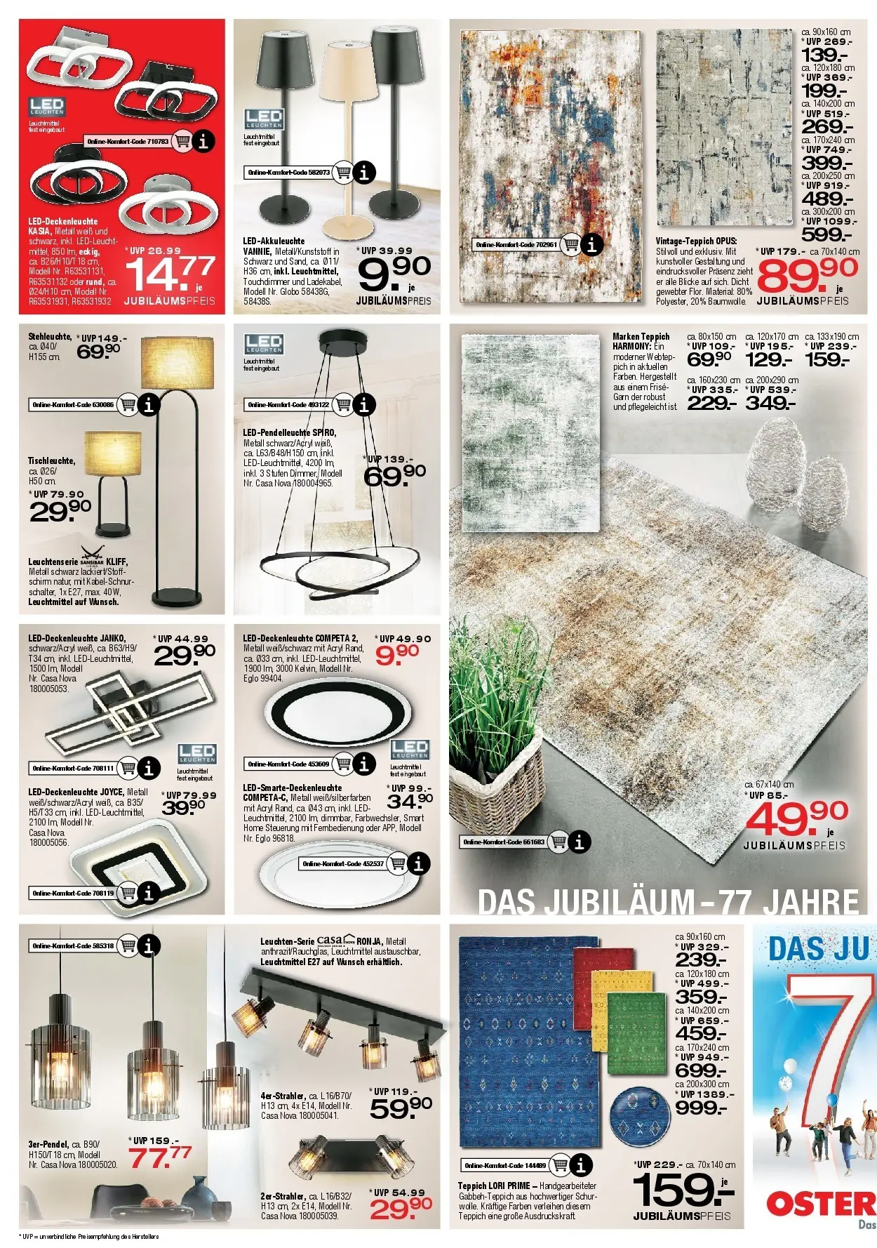 Ostermann - Möbel Ostermann: Neue Möbel wirken Wunder. (ab 05.12.2025) zum Blättern | Seite: 6 | Produkte: Teppich