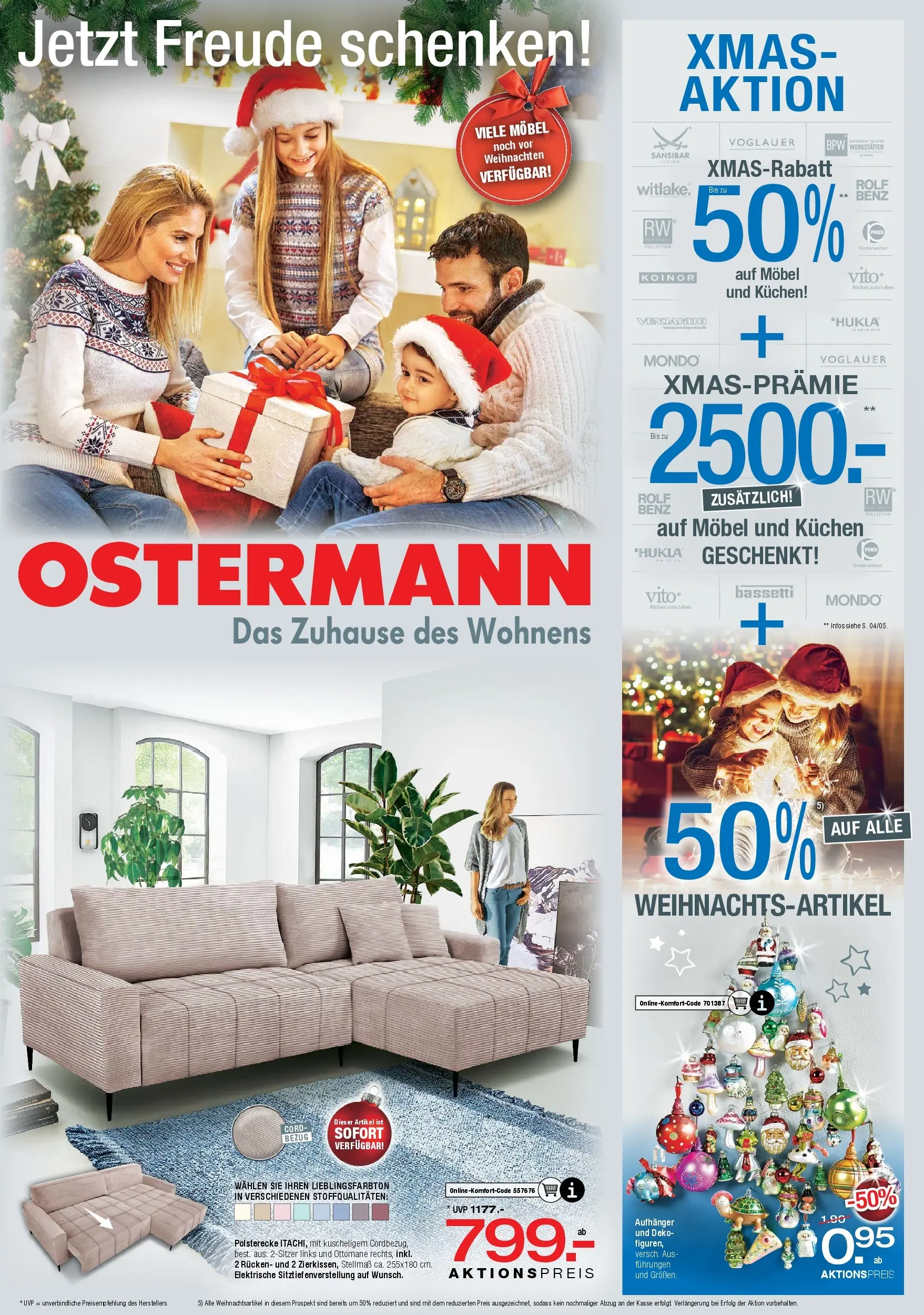 Ostermann - Möbel Ostermann: Neue Möbel wirken Wunder. (ab 26.12.2025) zum Blättern | Seite: 2 | Produkte: Kuchen