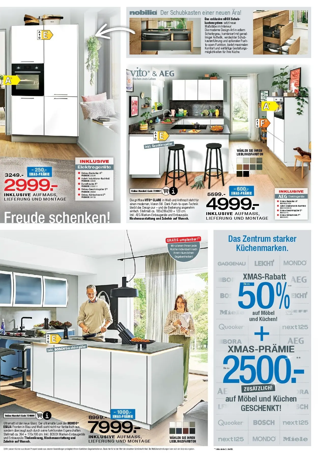 Ostermann - Möbel Ostermann: Neue Möbel wirken Wunder. (ab 26.12.2025) zum Blättern | Seite: 18 | Produkte: Miele, Geschirrspüler, Küche, Kuchen