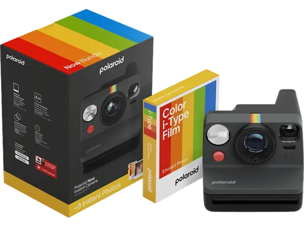 Polaroid Now Gen.3 Sofortbildkamera Everything Box, Black