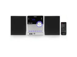 Lenco MC-150 Stereoanlage mit DAB+/FM/CD/MP3/Bluetooth/USB, Schwarz; Kompaktanlage
