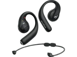 Anker Soundcore AeroFit Pro Stabile Open-Ear Sport-Earbuds, Schwarz; Bluetooth Kopfh&ouml;rer