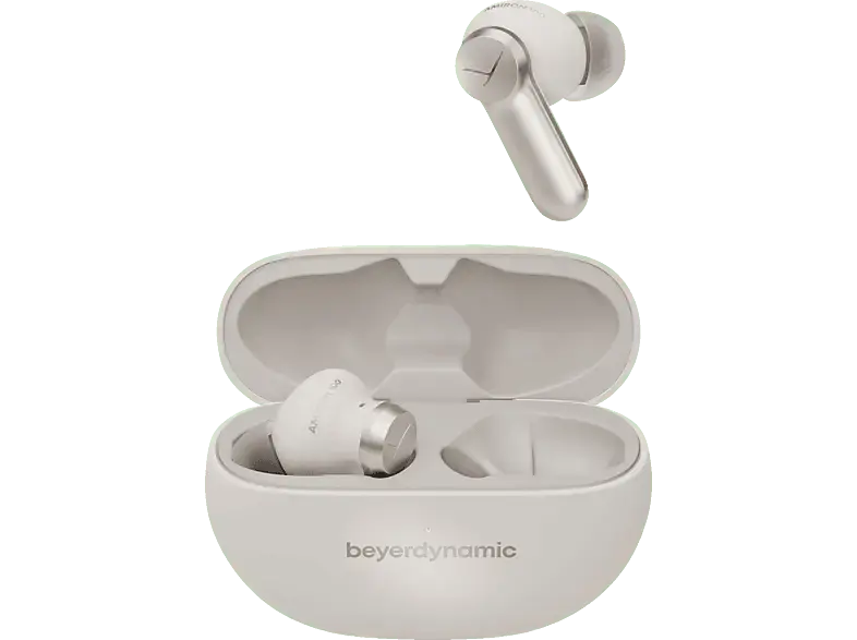 beyerdynamic AMiron 100 True Wireless Kopfhörer mit ANC, Creme