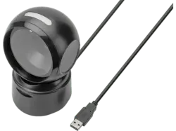 digitUS 1D 2D Desktop USB Barcode Scanner for Business, QR-Code kompatibel, Schwarz; Barcode Scanner----Barcode Scanner