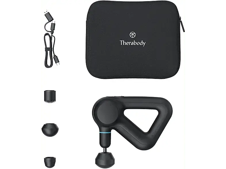 Therabody Theragun Prime (5. Generation), black Massagegerät,Massagepistole, Schwarz
