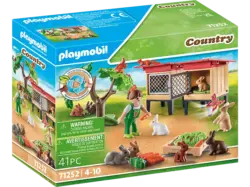 PLAYMobil 71252 Country: Kaninchenstall (Ab 4 Jahren); Spielset