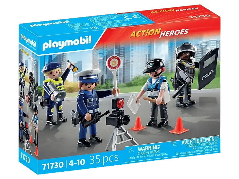 PLAYMobil 71730 City Action: Figurenset Polizei (Ab 4 Jahren; Spielset