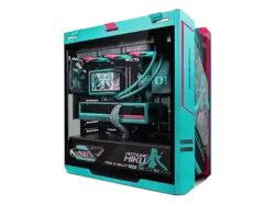JOULEPerformANCE L1140037 Hatsune Miku Gaming PC, AMD Ryzen 7 9800X3D Prozessor, 64 GB RAM, 4 TB SSD, GeForce RTX™ 5080, Windows 11 Pro, Schwarz