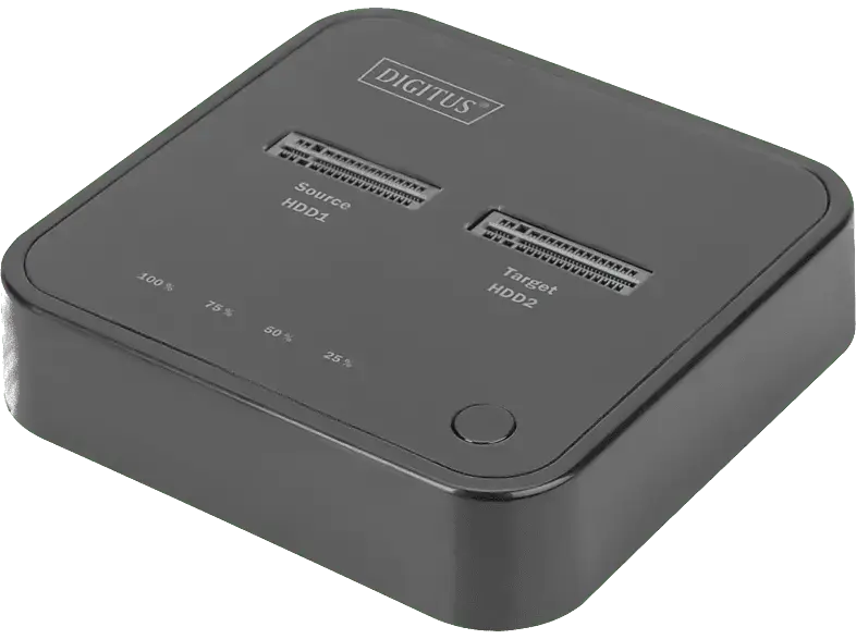 digitUS Dual M.2 NVMe SSD Docking Station mit Offline-Klonfunktion Schwarz; Docking Station----Docking Station