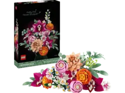 Lego Botanicals 10342 Schöner Rosafarbener Blumenstrauß Bausatz, Mehrfarbig