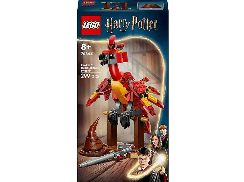 Lego Harry Potter&trade; 76448 Fawkes: Dumbledores Ph&ouml;nix Bausatz, Mehrfarbig