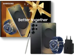 Samsung Galaxy S25 Ultra 256GB Titanium Black inkl. Watch 47mm LTE Blue & 45W Power Adapter