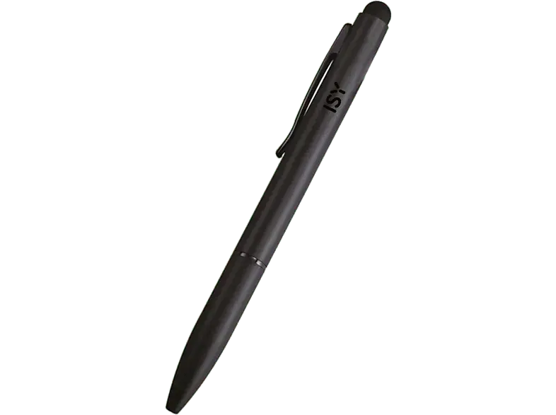 ISY 2-in-1 Eingabestift mit integrierten Kugelschreiber ITP 6000, Schwarz