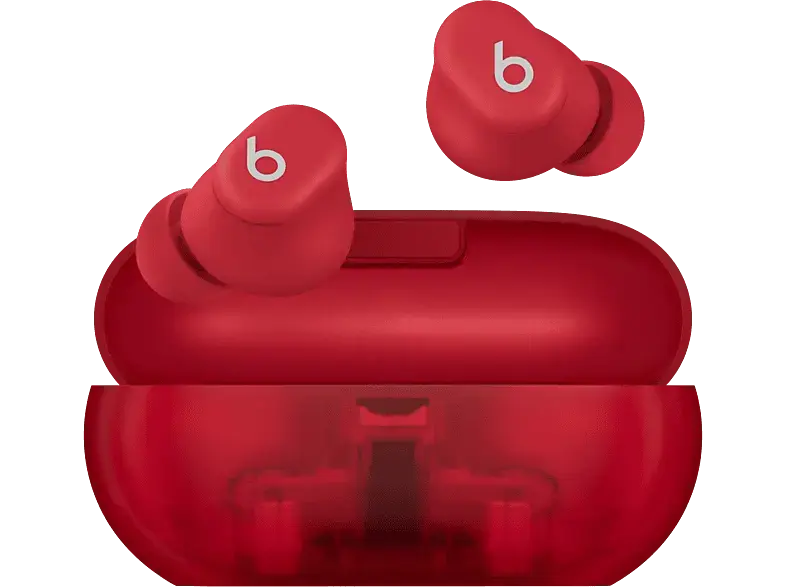 Apple Solo Buds, Transparent Red; True Wireless Kopfhörer