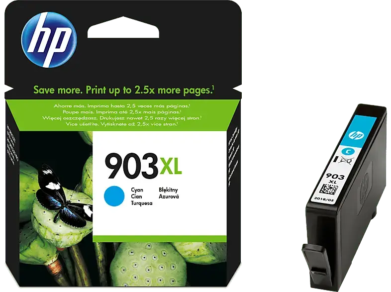 HP Nr. 903 XL, cyan (T6M03AE); Tintenpatrone