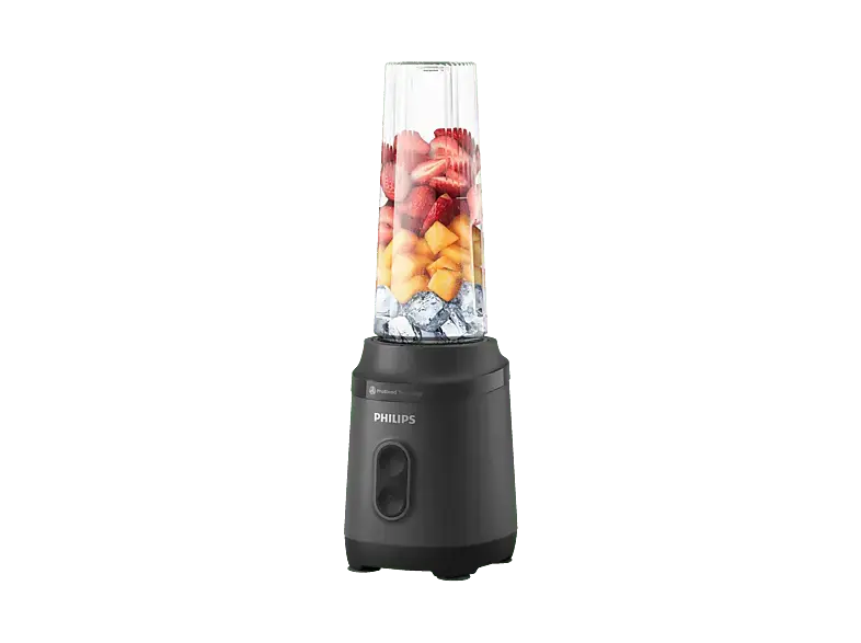 Philips HR2670/00 Opal Series Standmixer (Schwarz, 350 Watt, 0.6 l effektives Volumen (max. 0.8 l) )