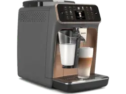 Philips EP5544/80 Series 5500 Kaffeevollautomat (Grau/Rosegold, Keramikmahlwerk, 15 bar, integrierter Milchbehälter)