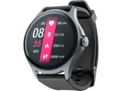 Cellular Line Smartwatch ION pro Round f&uuml;r bluetoothf&auml;hige Ger&auml;te, Schwarz