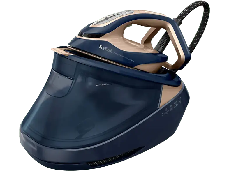 Tefal GV9910 Pro Express Vision Max Dampfbügelstation (9 bar, 3000 Watt, 1,2 l Wassertank, Blau)