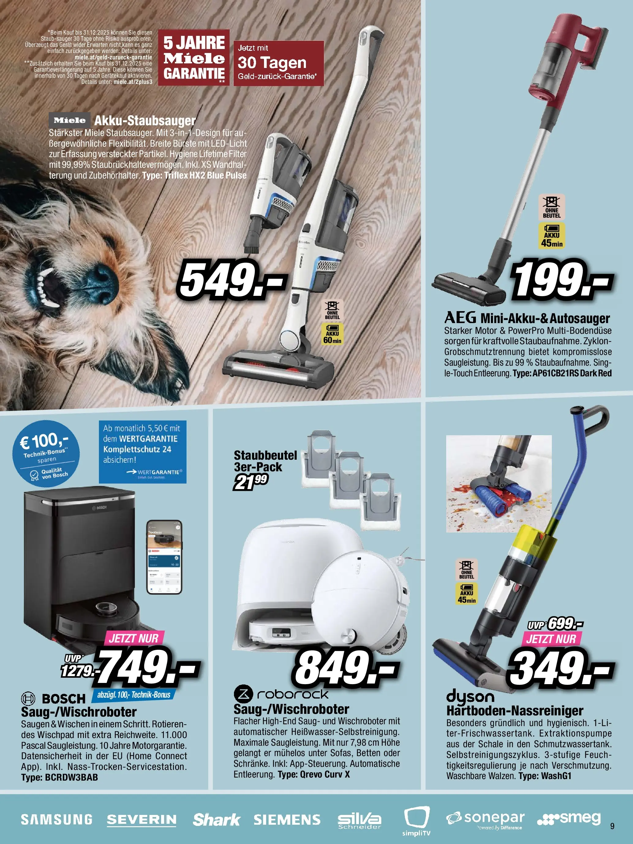 RED ZAC Flugblatt von 06.12.2025 - Aktuelle Angebote | Seite: 9 | Produkte: Staubsauger, Samsung, Bürste