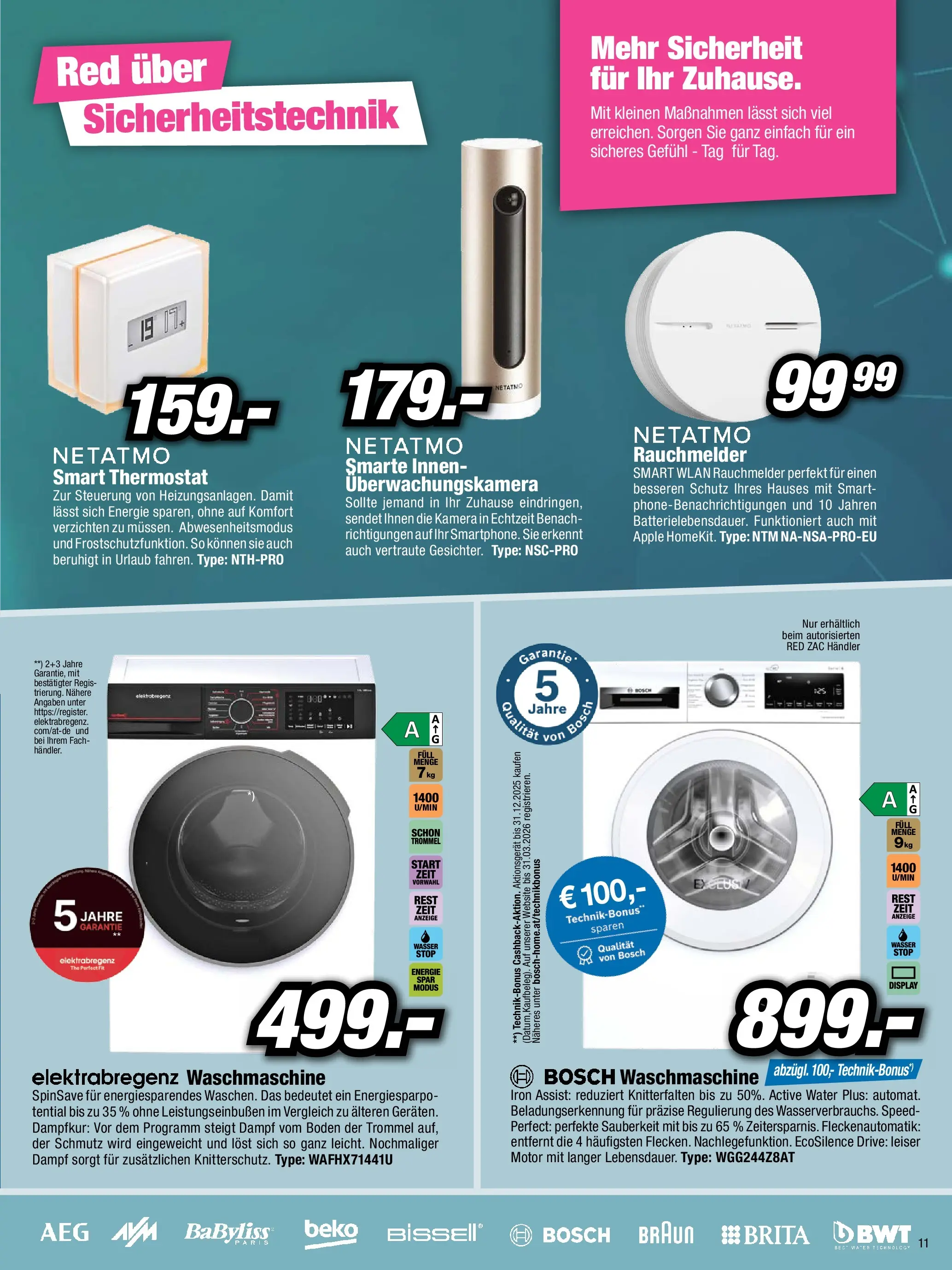 RED ZAC Flugblatt von 06.12.2025 - Aktuelle Angebote | Seite: 11 | Produkte: Wasser, Kamera, Waschmaschine, Apple