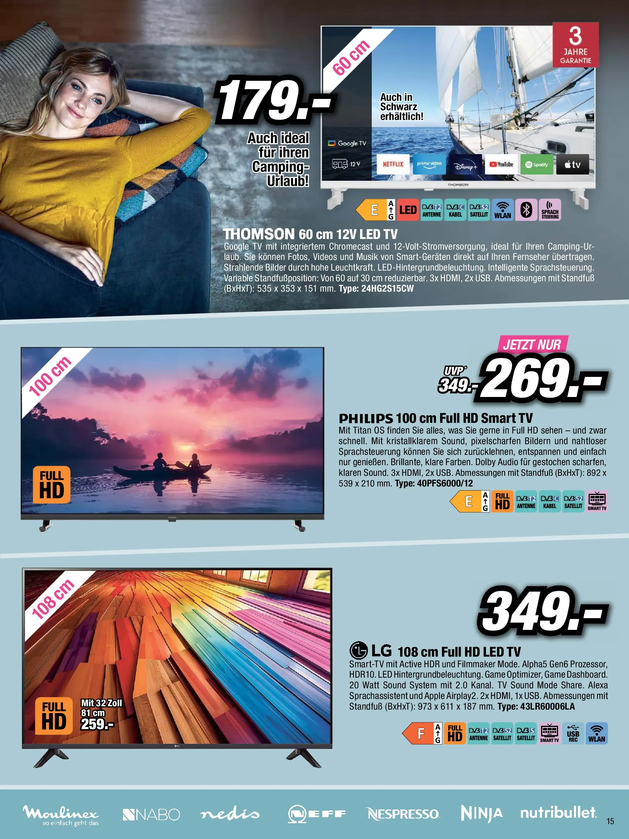 RED ZAC Flugblatt von 06.12.2025 - Aktuelle Angebote | Seite: 15 | Produkte: TV, Fernseher, Audio, Kabel