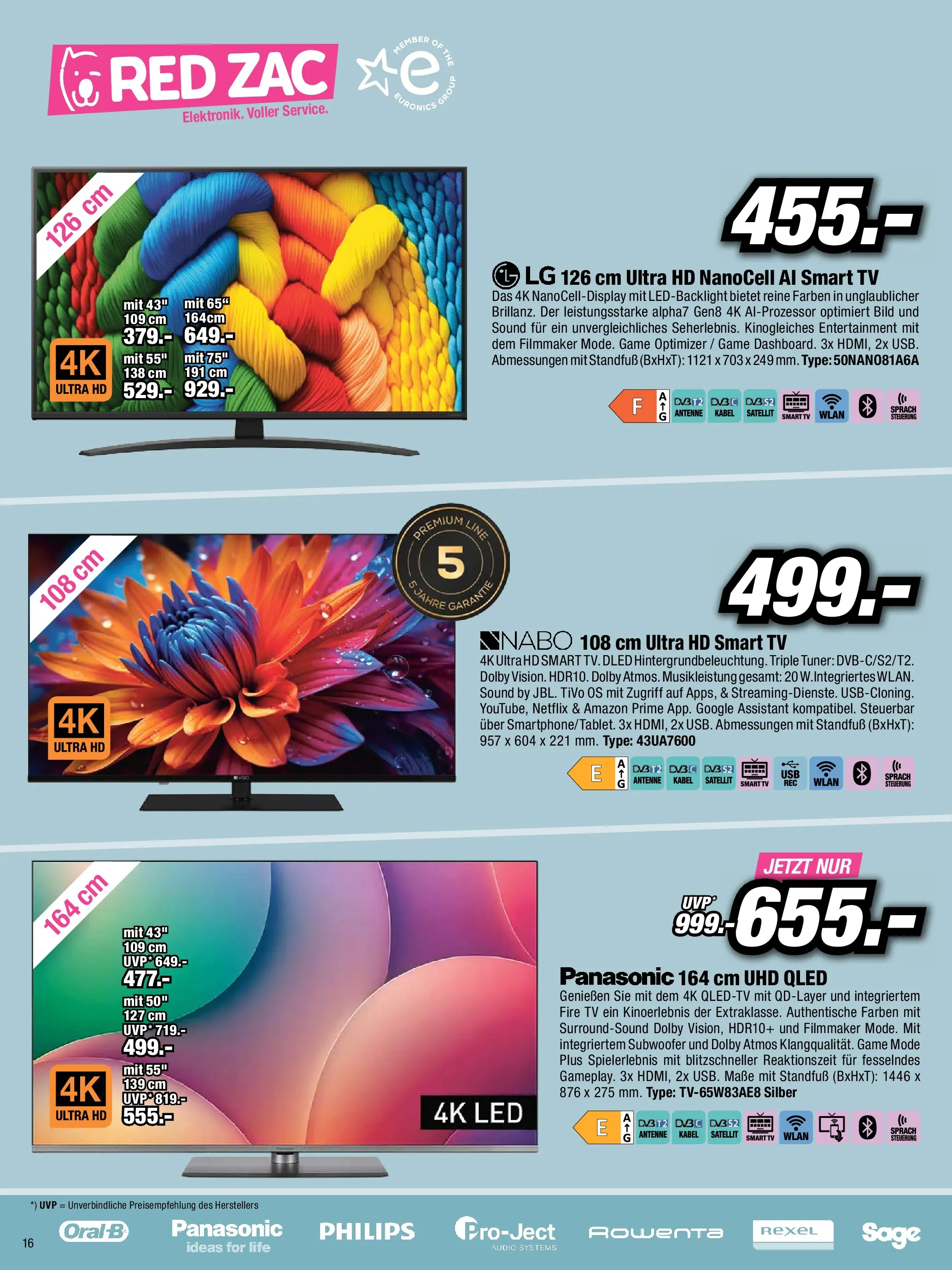 RED ZAC Flugblatt von 06.12.2025 - Aktuelle Angebote | Seite: 16 | Produkte: TV, Audio, Kabel, Satellit