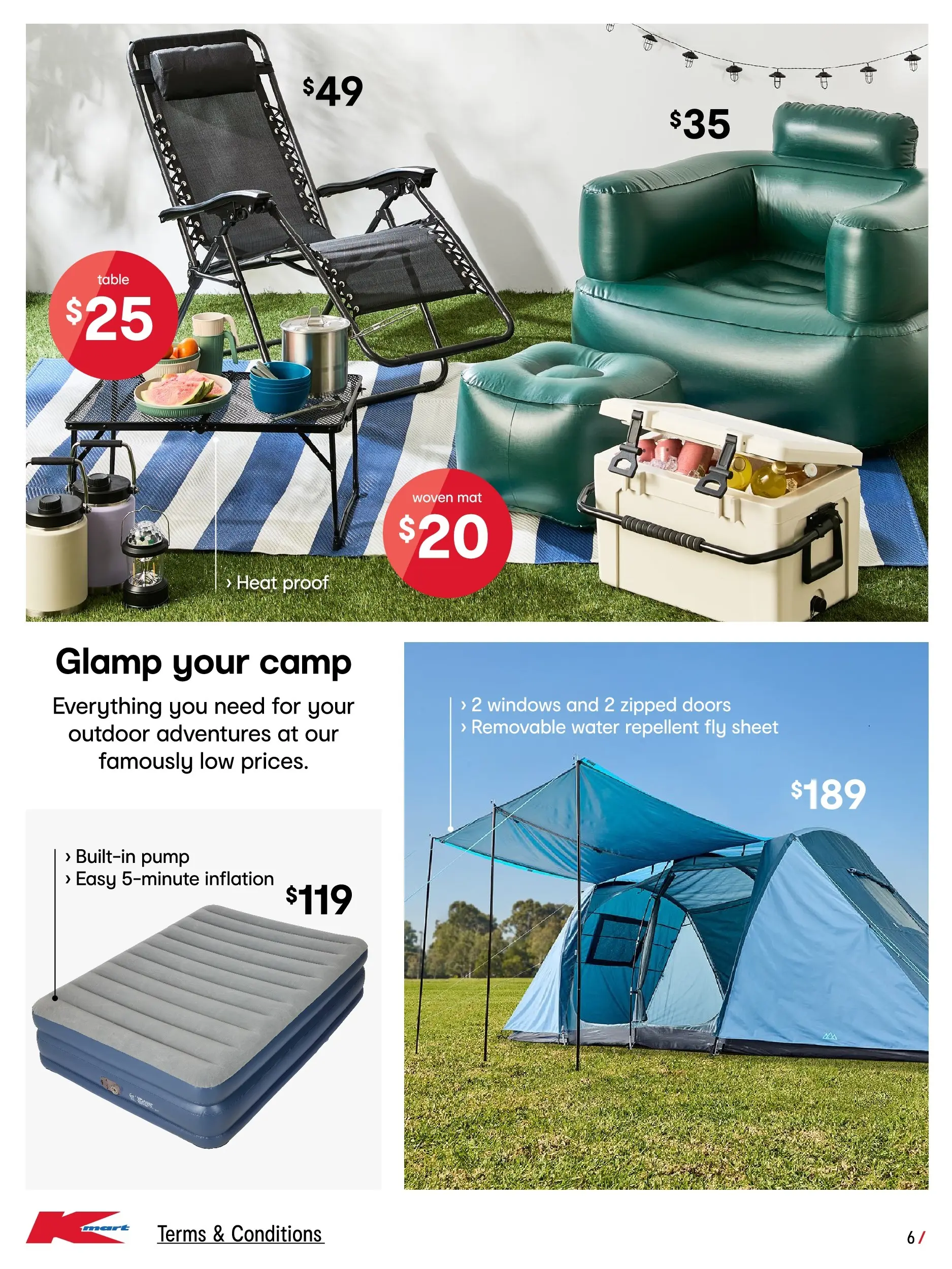 ﻿﻿Kmart catalogue valid from 03/12/2025 > Online Australia | Page: 6 | Products: Table, Water