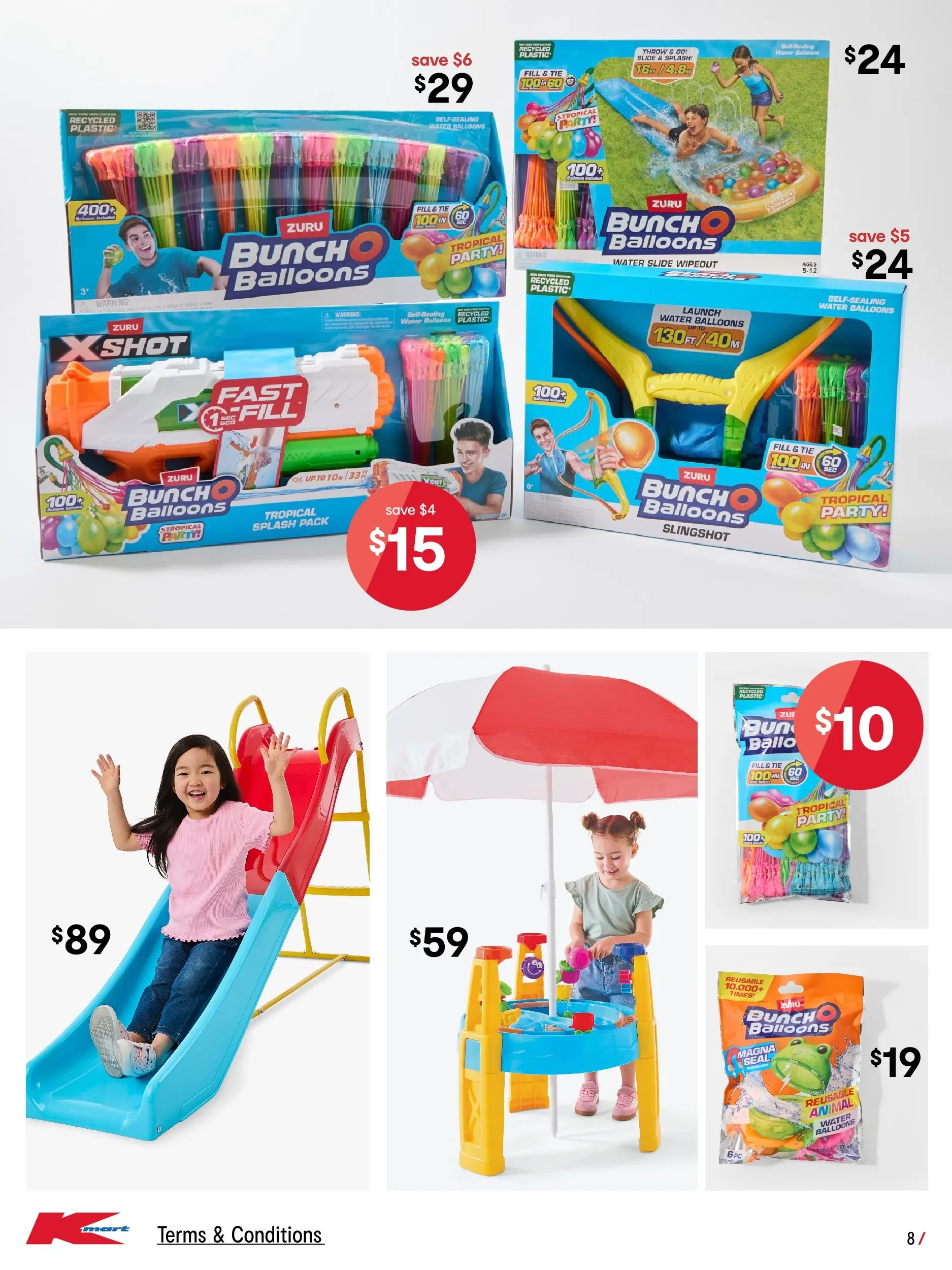 ﻿﻿Kmart catalogue valid from 03/12/2025 > Online Australia | Page: 8 | Products: Water, Tie