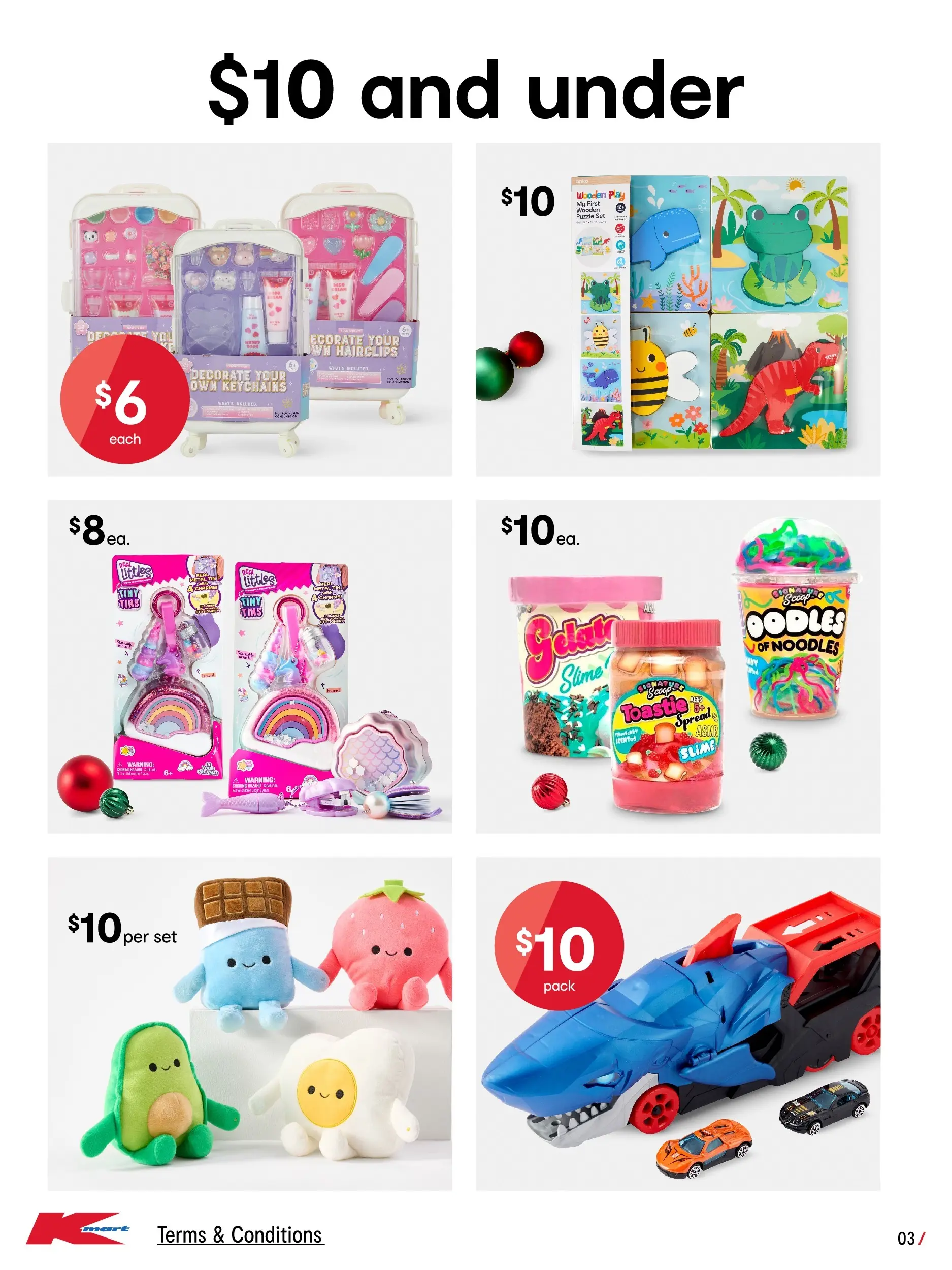 ﻿﻿Kmart catalogue valid from 03/12/2025 > Online Australia | Page: 3 | Products: Charms, Noodles
