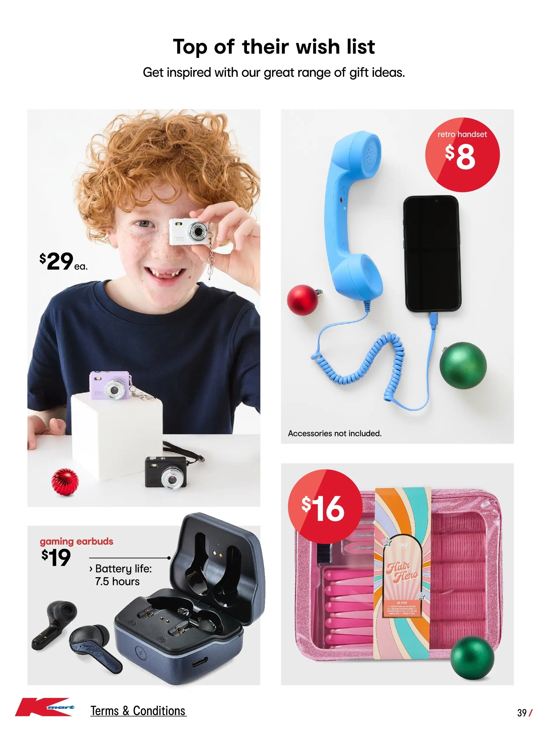 ﻿﻿Kmart catalogue valid from 03/12/2025 > Online Australia | Page: 39 | Products: Battery, Accessories