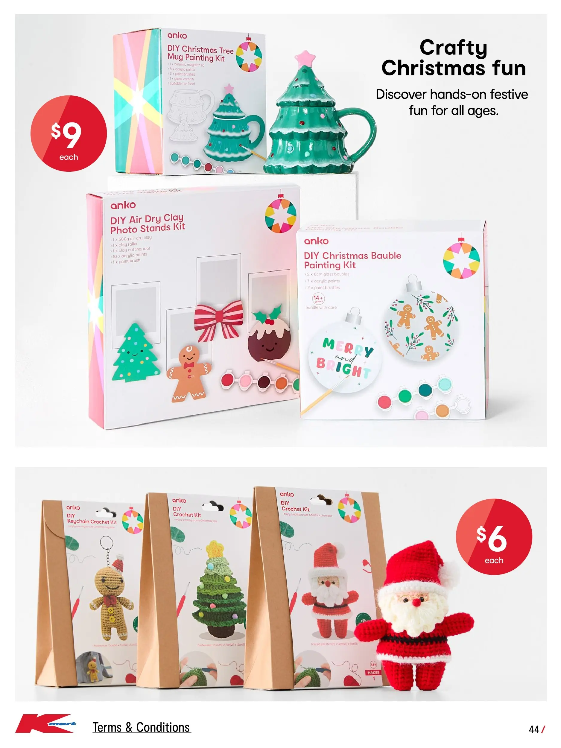 ﻿﻿Kmart catalogue valid from 03/12/2025 > Online Australia | Page: 44 | Products: Brush, Painting, Clay