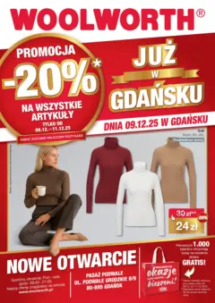 Pogląd oferty "Woolworth Gazetka - Już w Gdańsk" - ważna od 09.12.2025