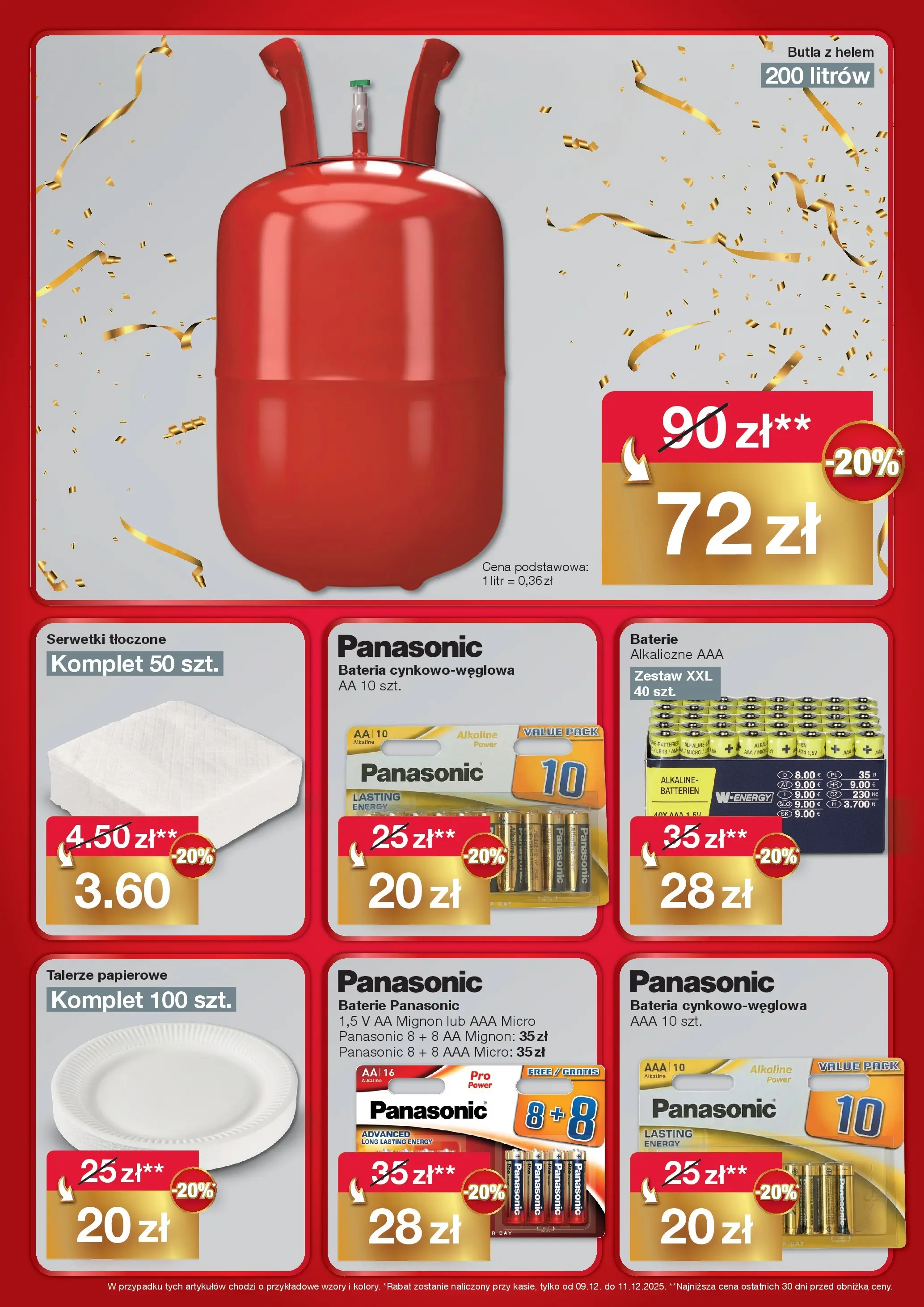 Woolworth - Woolworth: Już w Gdańsk! od (04.12.2025 - 11.12.2025) | Strona: 9 | Produkty: Baterie, Por, Talerze, Bateria