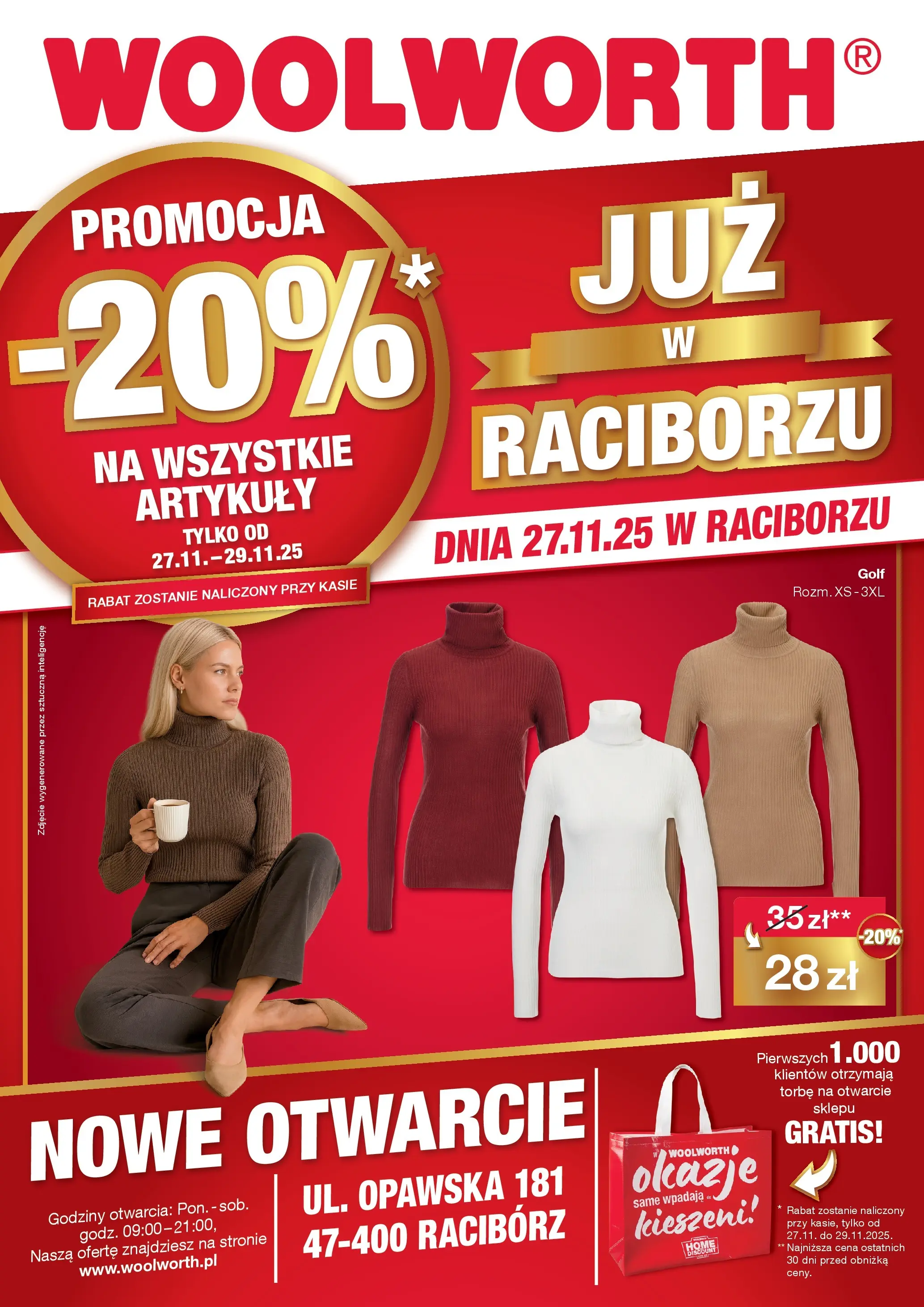 Woolworth - Woolworth: Już w Racibórz! od (06.12.2025 - 13.12.2025) | Strona: 1