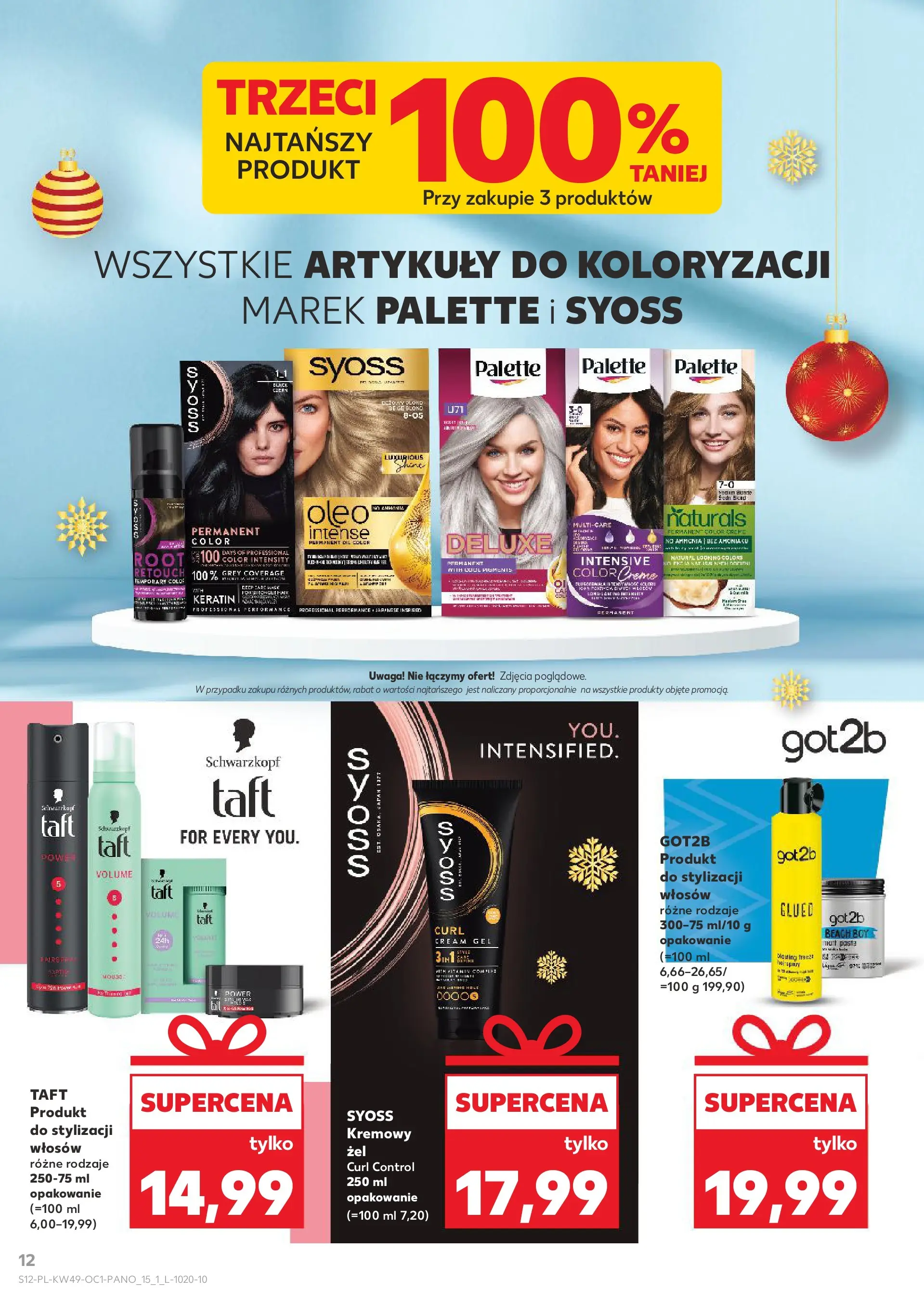 Kaufland gazetka - Drogeria od 04.12.2025 - od jutra PDF | Strona: 12