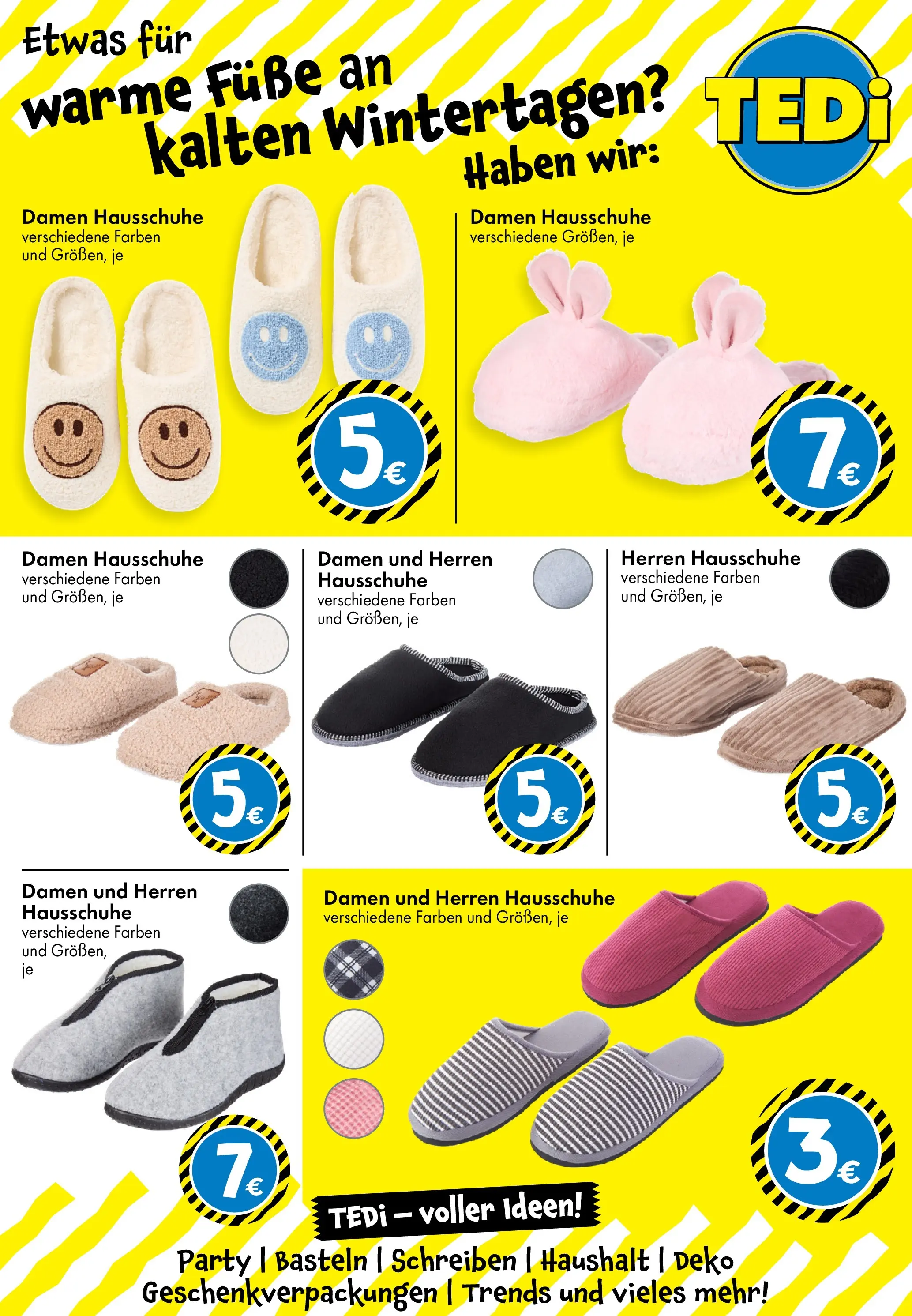 TEDi - TEDi: entdecke die neuen TEDi Trends von 03.12.2025 - Aktuelle Angebote | Seite: 22 | Produkte: Hausschuhe