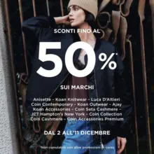 Sconti fino al 50%