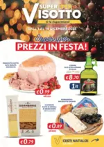 Supermercati Visotto Prezzi in festa! - al 14.12.2025