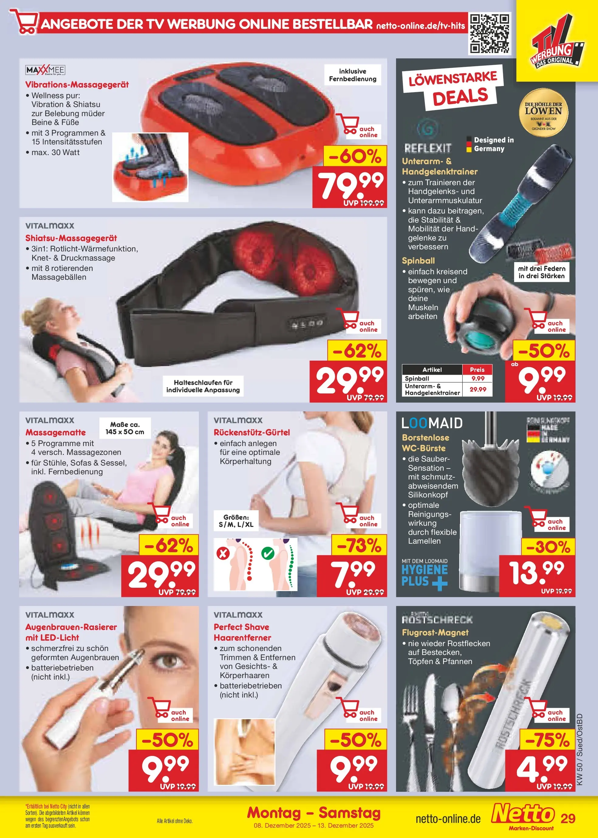 Netto Marken-Discount prospekt Jena-Lobeda	 (ab 08.12.2025) » Angebote | Seite: 31 | Produkte: TV
