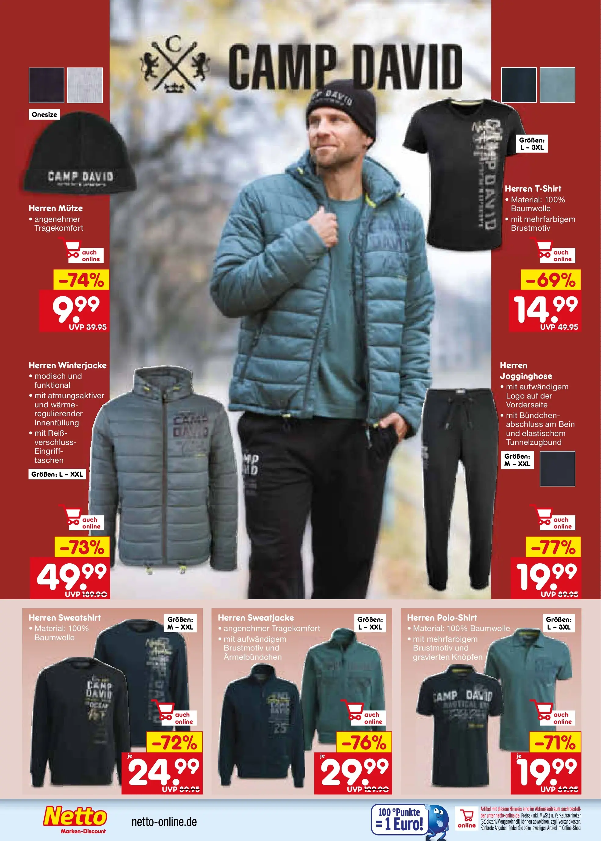 Netto Marken-Discount prospekt Erfurt	 (ab 07.12.2025) » Angebote | Seite: 34 | Produkte: Jogginghose, Winterjacke, Sweatjacke, Sweatshirt
