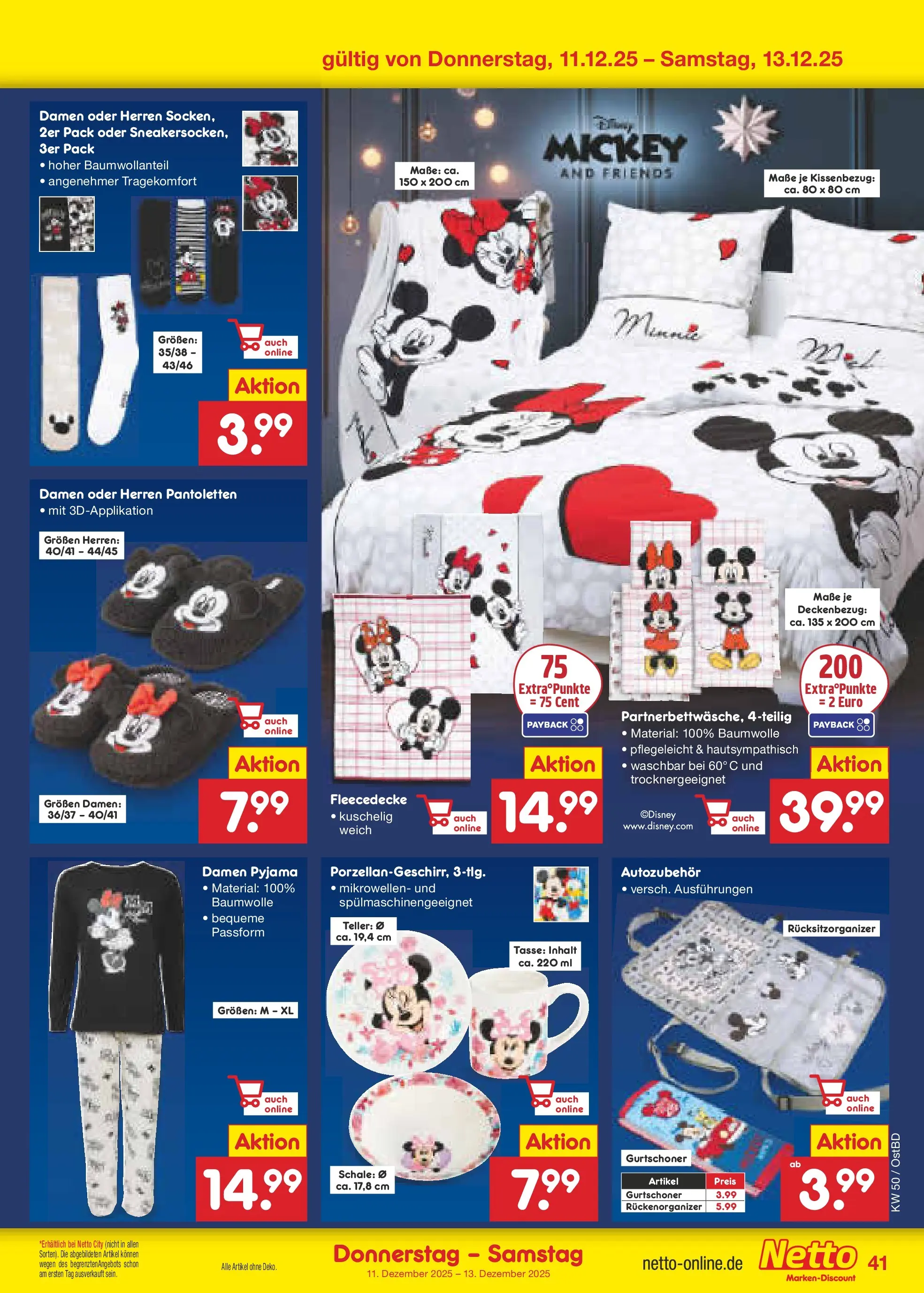 Netto Marken-Discount prospekt Jena-Lobeda	 (ab 08.12.2025) » Angebote | Seite: 45 | Produkte: Pyjama